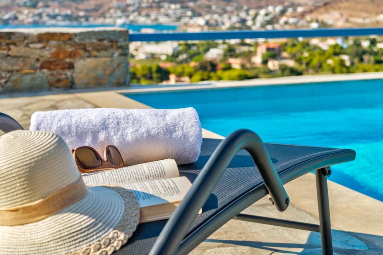 Oceania House With Sea View Villa Posidhonía Екстериор снимка