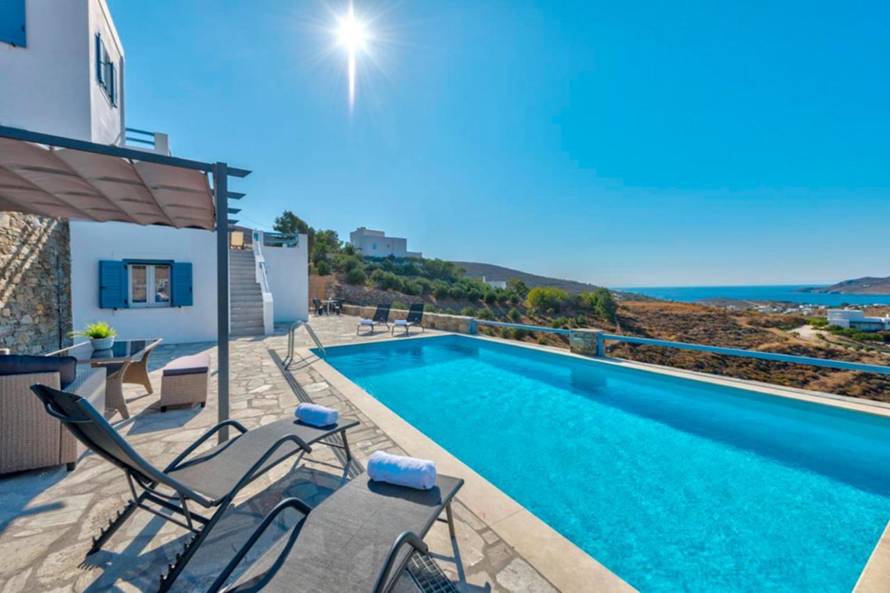 Oceania House With Sea View Villa Posidhonía Екстериор снимка
